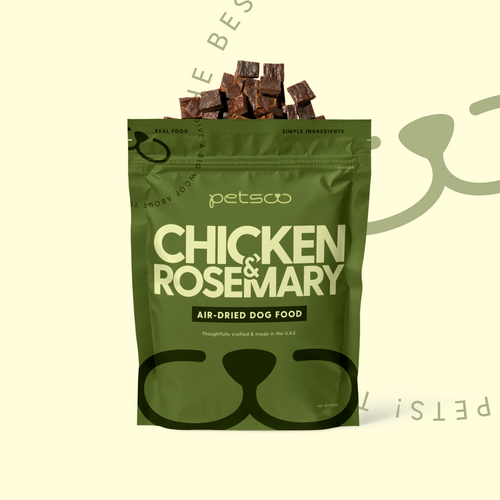 CHICKEN & ROSEMARY AIR-DRIED (500g)